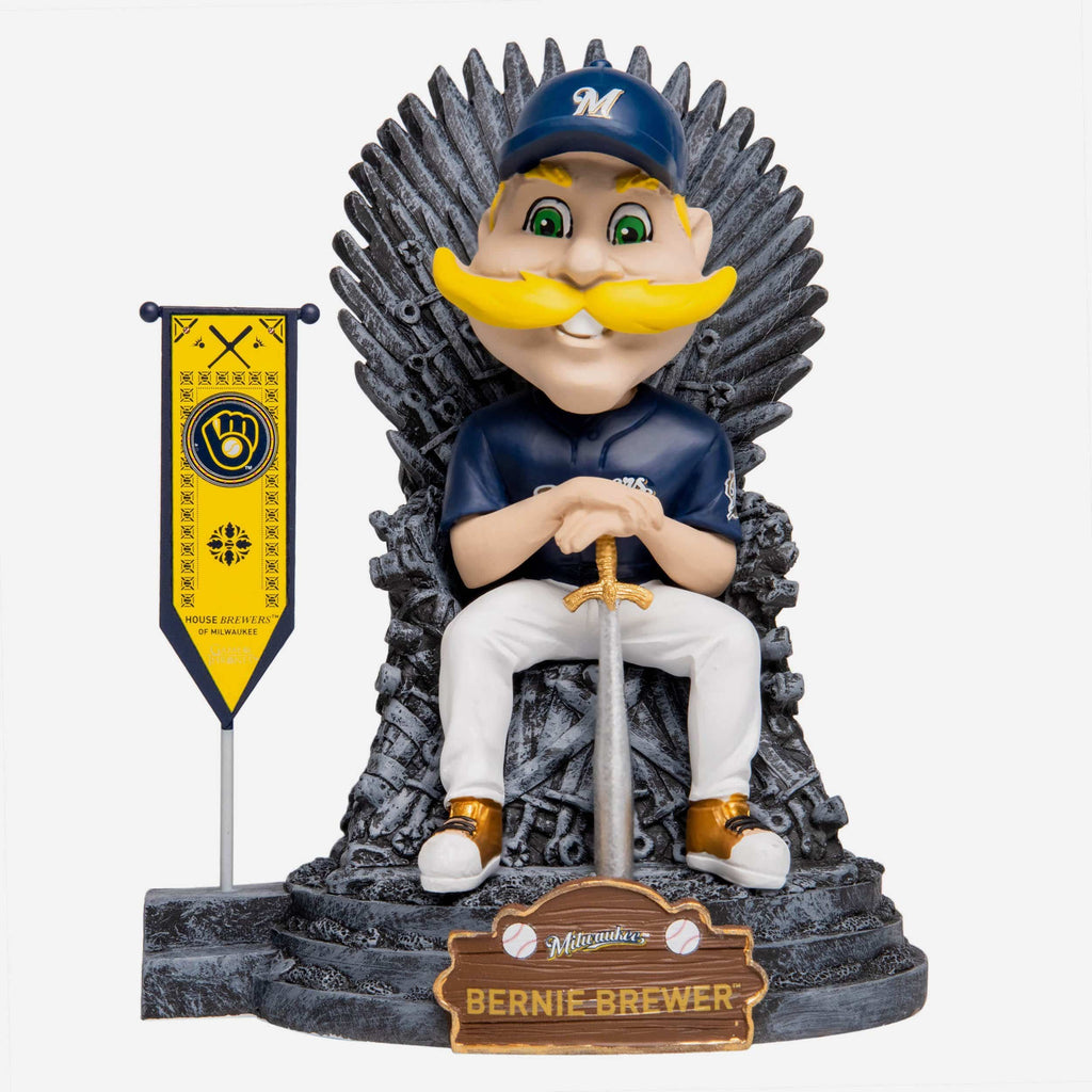 Game of Thrones™ Milwaukee Brewers Bernie Brewer Mascot Bobblehead FOCO - FOCO.com