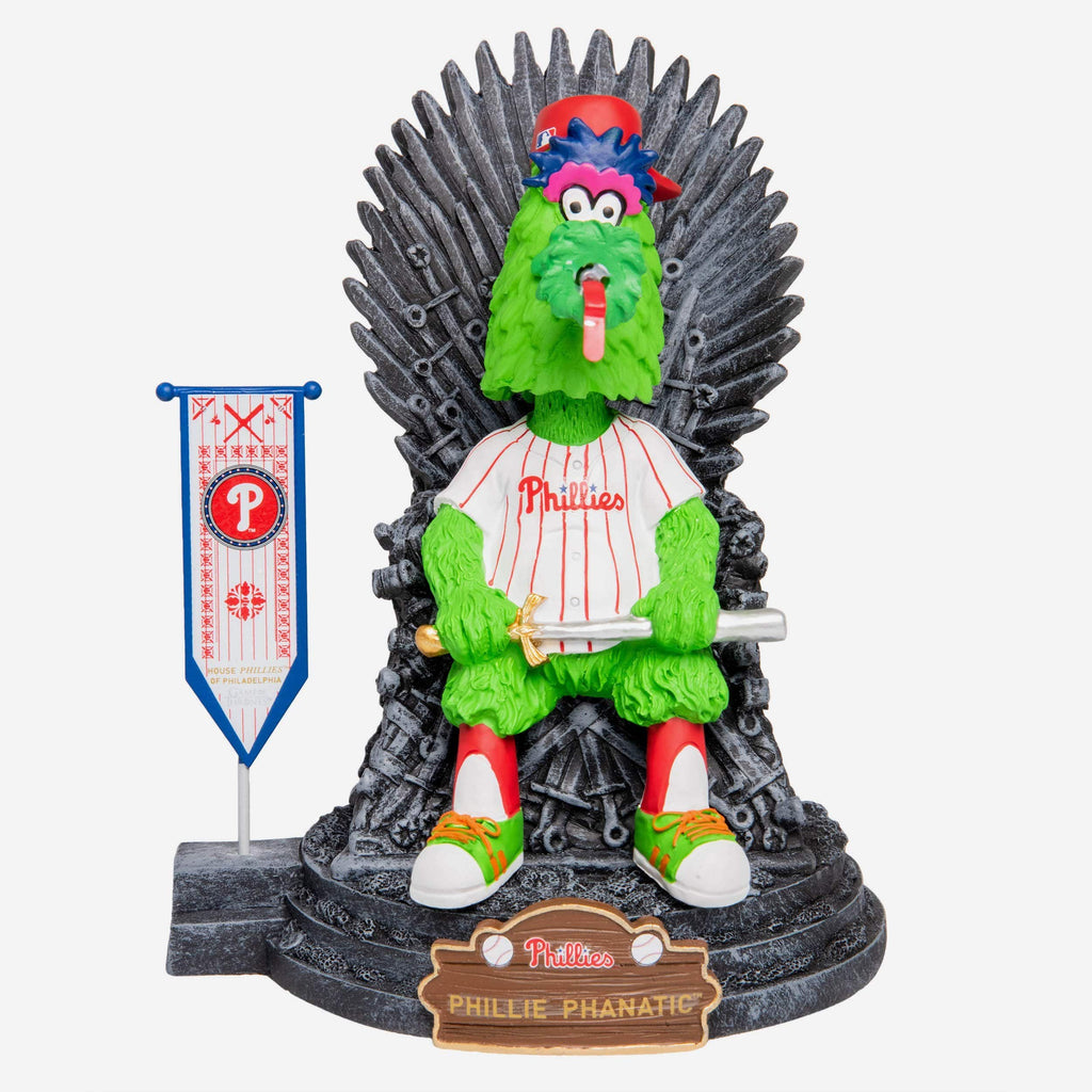Game of Thrones™ Philadelphia Phillies Phillie Phanatic Mascot Bobblehead FOCO - FOCO.com
