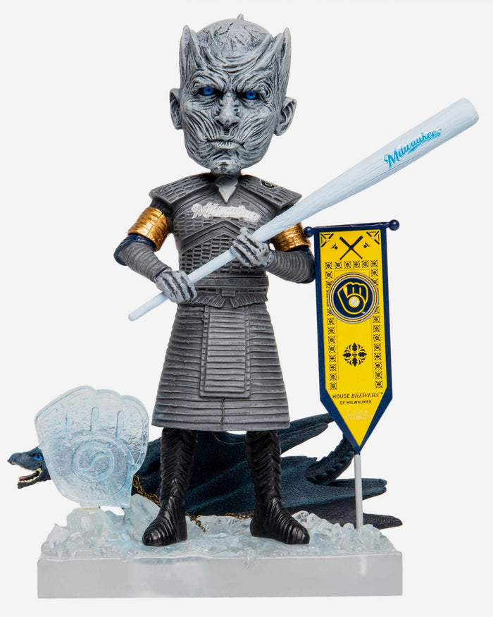 Game of Thrones™ Milwaukee Brewers Night King Bobblehead FOCO - FOCO.com