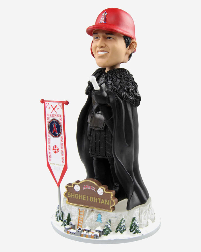 Game of Thrones™ Los Angeles Angels Shohei Ohtani Night's Watch Bobblehead FOCO - FOCO.com