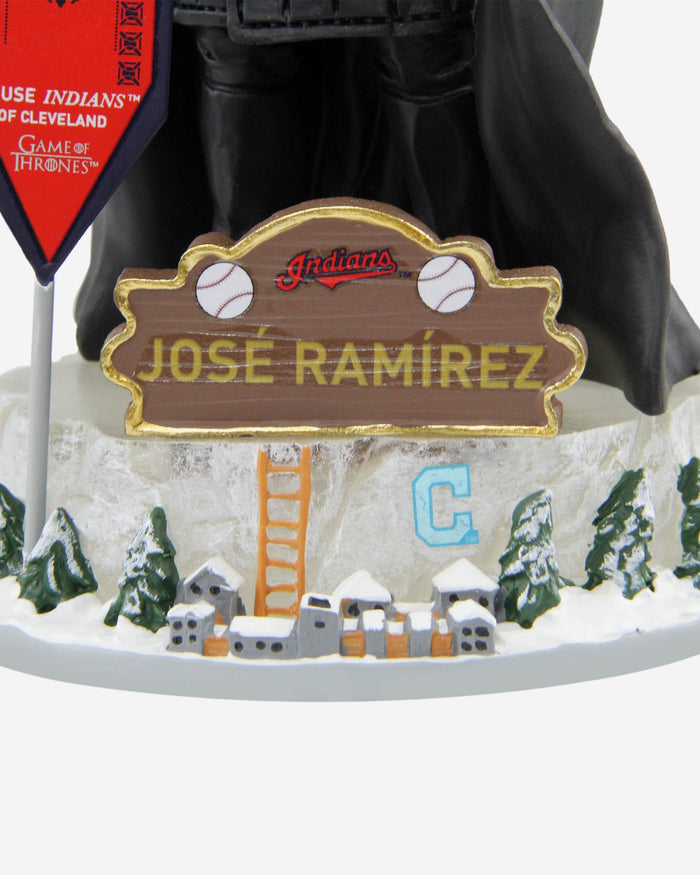 Game of Thrones™ Cleveland Guardians Jose Ramirez Night's Watch Bobblehead FOCO - FOCO.com