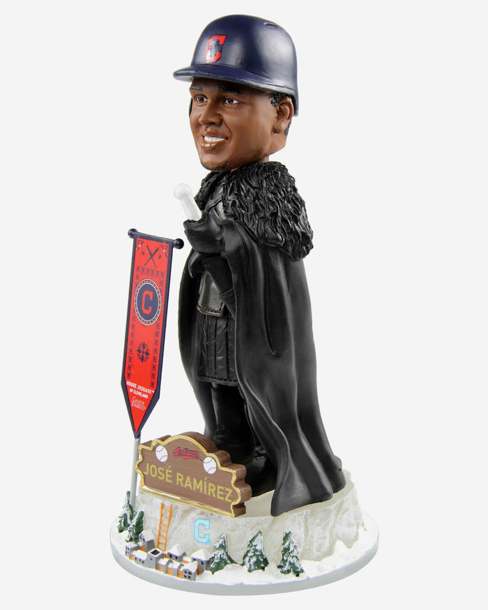 Game of Thrones™ Cleveland Guardians Jose Ramirez Night's Watch Bobblehead FOCO - FOCO.com