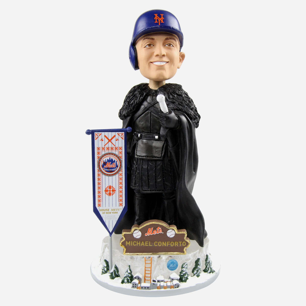 Game of Thrones™ New York Mets Michael Conforto Night's Watch Bobblehead FOCO - FOCO.com
