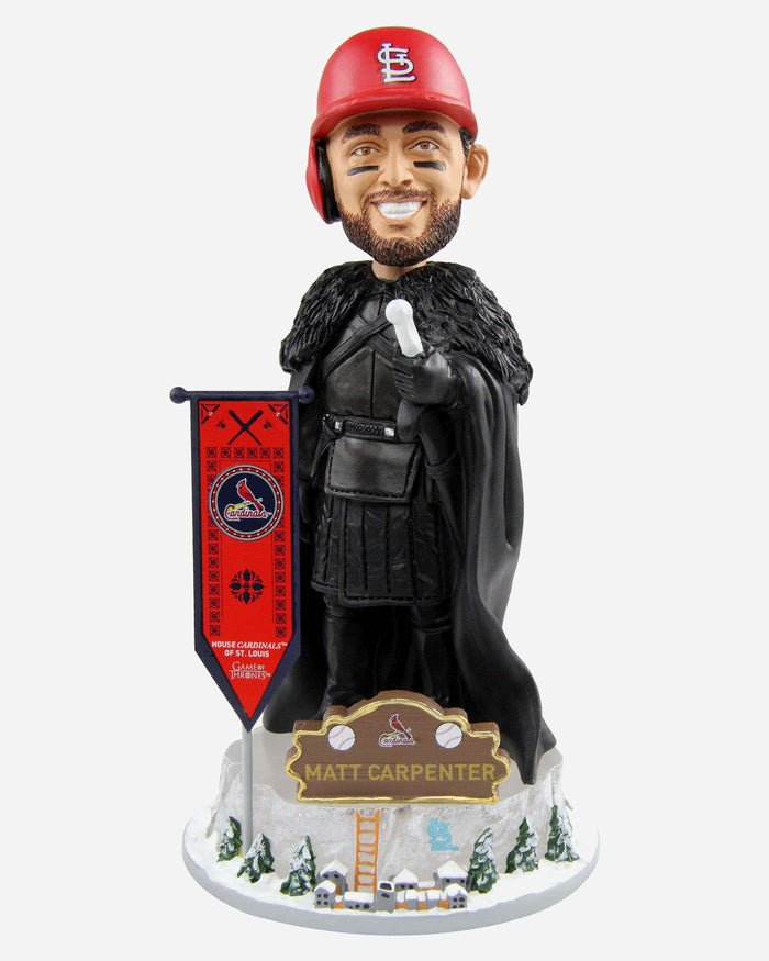 Game of Thrones™ St Louis Cardinals Matt Carpenter Night's Watch Bobblehead FOCO - FOCO.com