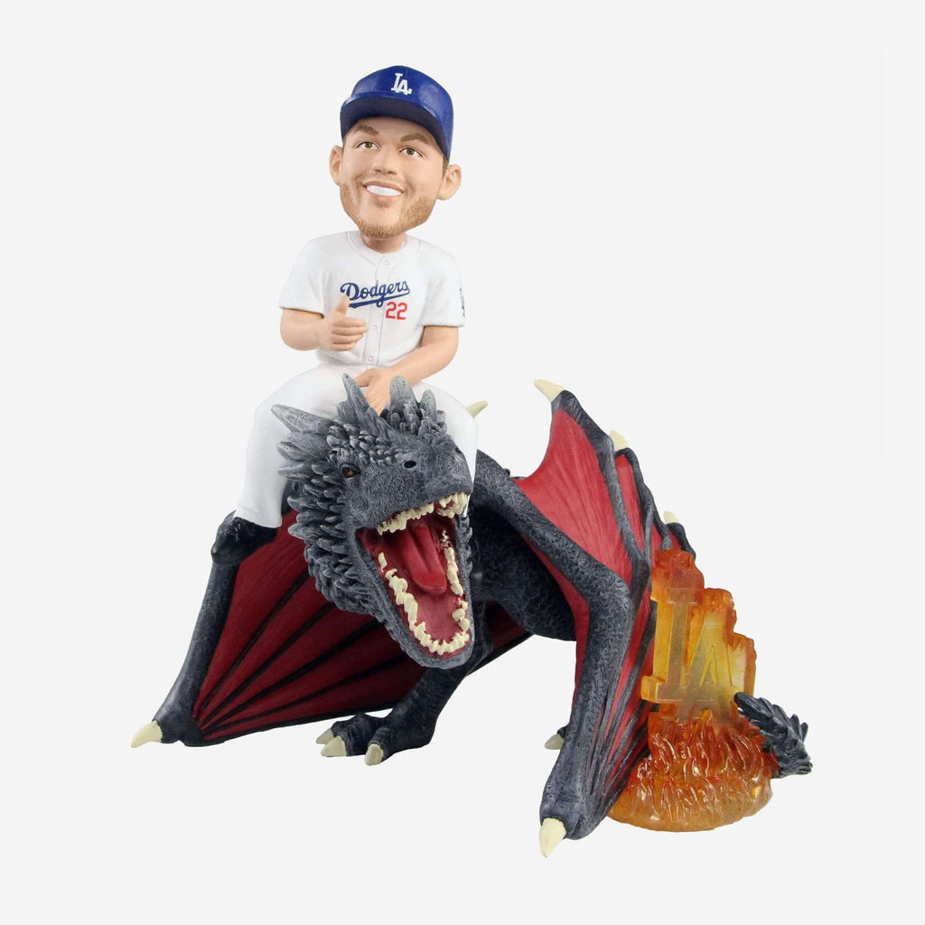 Game of Thrones™ Los Angeles Dodgers Clayton Kershaw Fire Dragon Bobblehead FOCO - FOCO.com