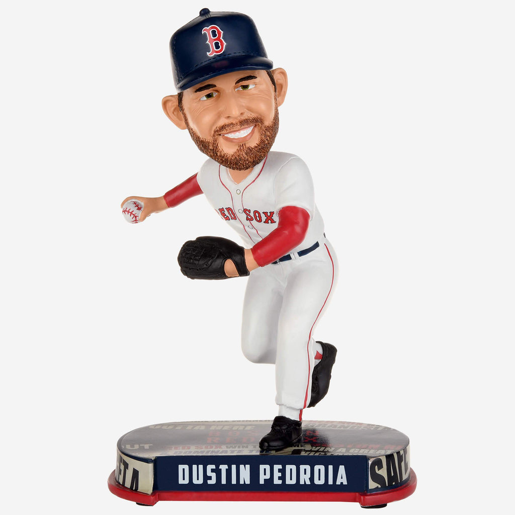 Dustin Pedroia Boston Red Sox Headline Bobblehead FOCO - FOCO.com
