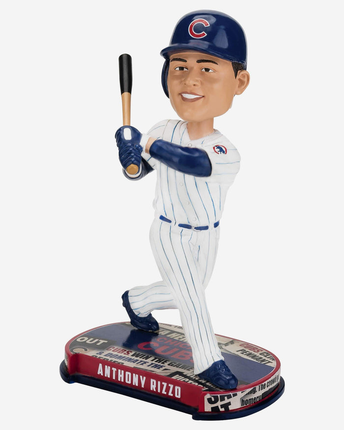 Anthony Rizzo Chicago Cubs Headline Bobblehead FOCO - FOCO.com