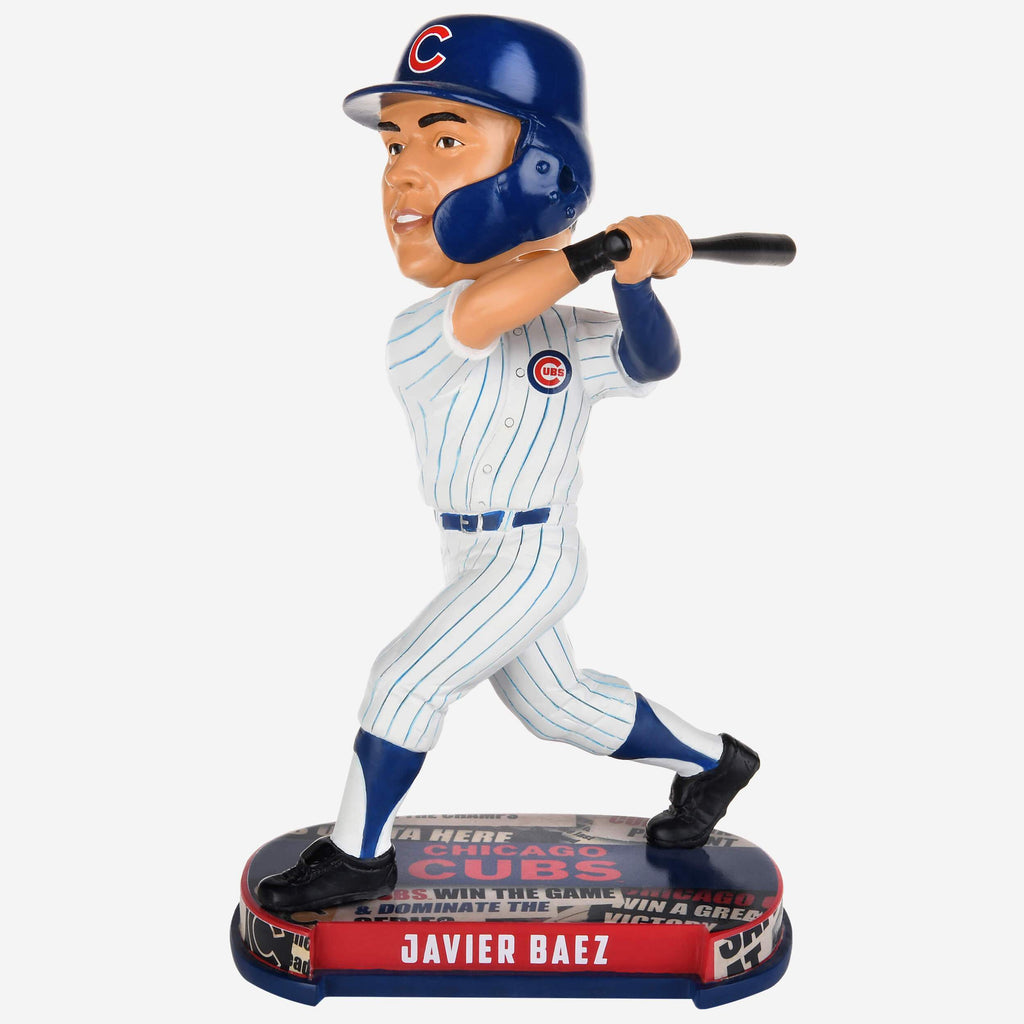 Javier Baez Chicago Cubs Headline Bobblehead FOCO - FOCO.com