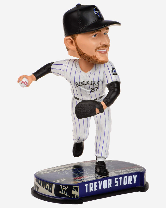 Trevor Story Colorado Rockies Headline Bobblehead FOCO - FOCO.com