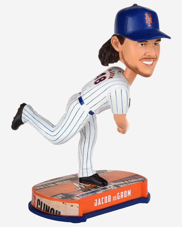 Jacob deGrom New York Mets Headline Bobblehead FOCO - FOCO.com