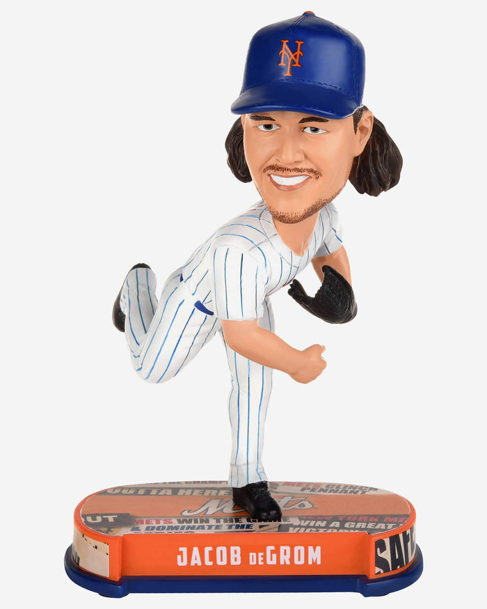 Jacob deGrom New York Mets Headline Bobblehead FOCO - FOCO.com