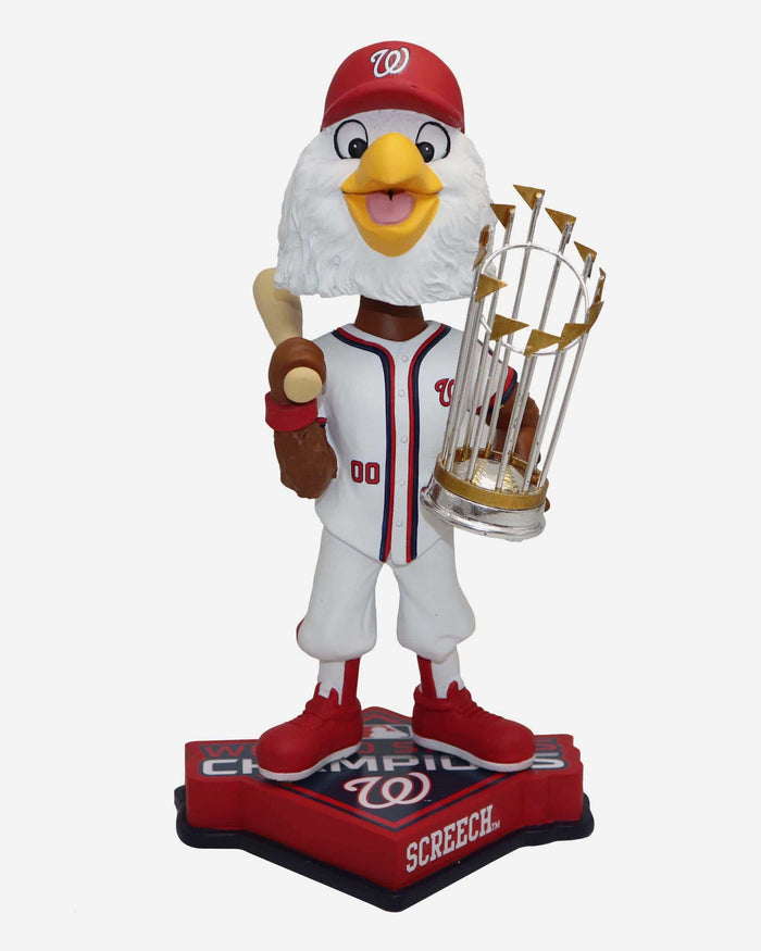 Screech Washington Nationals 2019 World Series Champions Bobblehead FOCO - FOCO.com