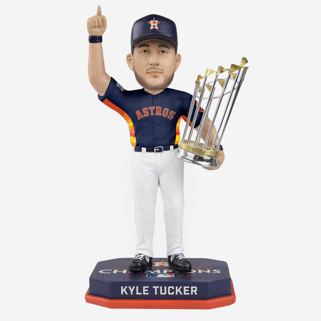 Kyle Tucker Houston Astros Navy Blue Uniform 2022 World Series Champions Bobblehead FOCO - FOCO.com