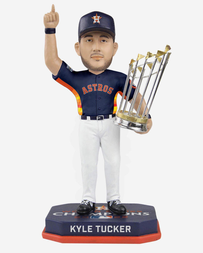 Kyle Tucker Houston Astros Navy Blue Uniform 2022 World Series Champions Bobblehead FOCO - FOCO.com