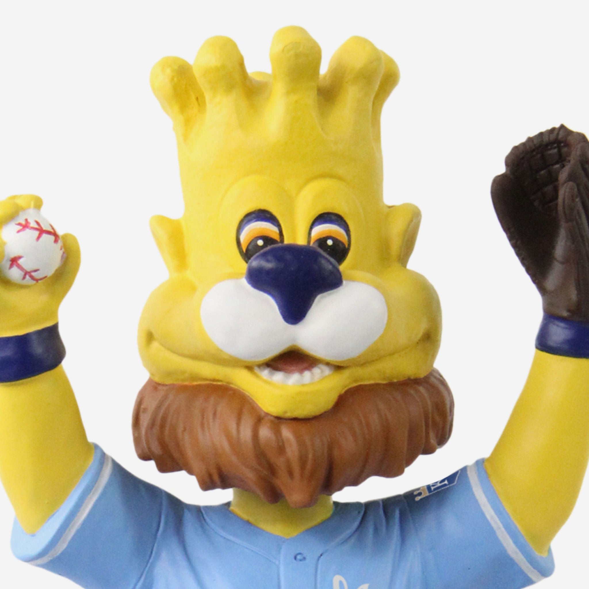 Sluggerrr Kansas City Royals Retro Jersey Mascot Bobblehead FOCO