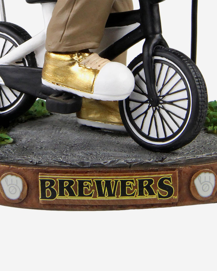 Bernie Brewer Milwaukee Brewers Stranger Things Mascot On Bike Bobblehead FOCO - FOCO.com