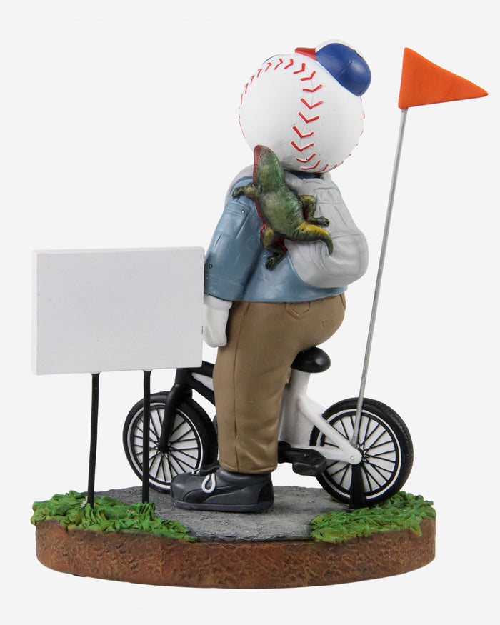 Mr Met New York Mets Stranger Things Mascot On Bike Bobblehead FOCO - FOCO.com