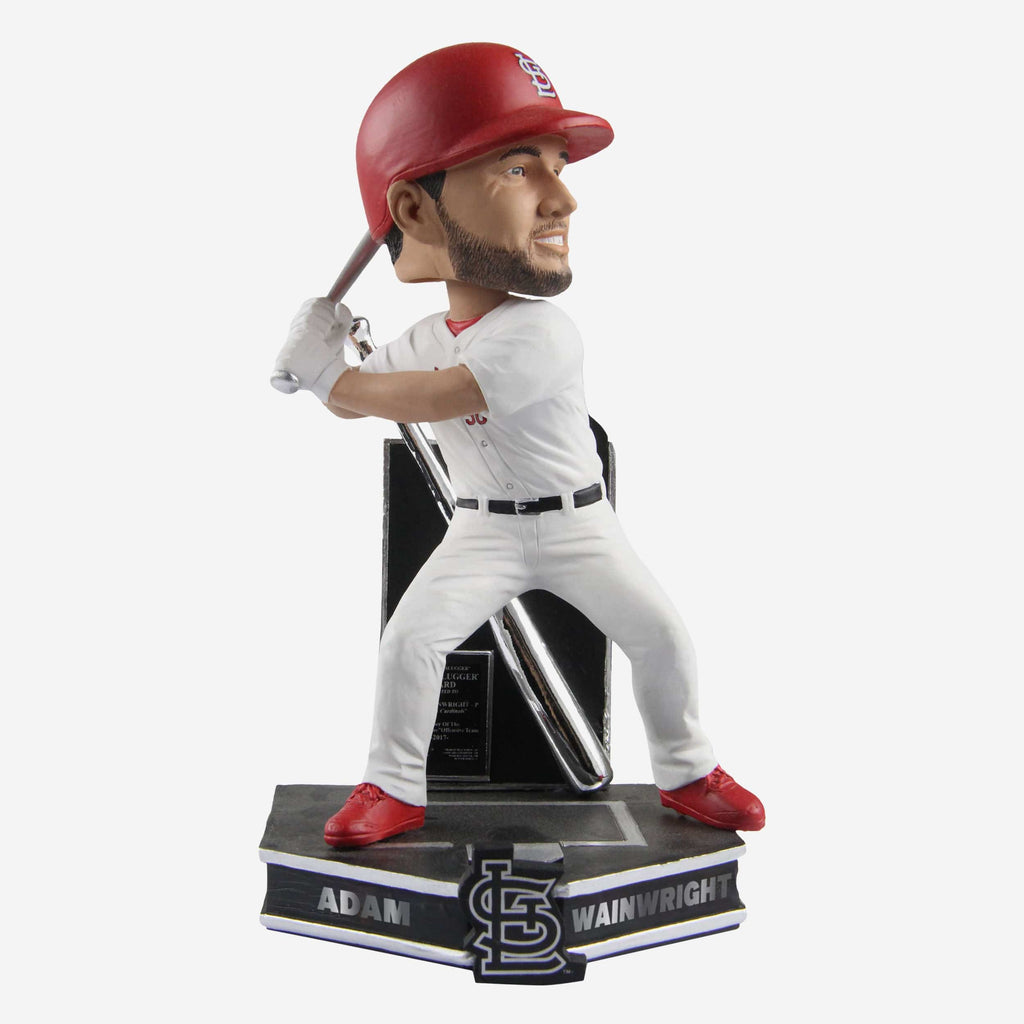 Adam Wainwright St Louis Cardinals 2017 Silver Slugger Bobblehead FOCO - FOCO.com