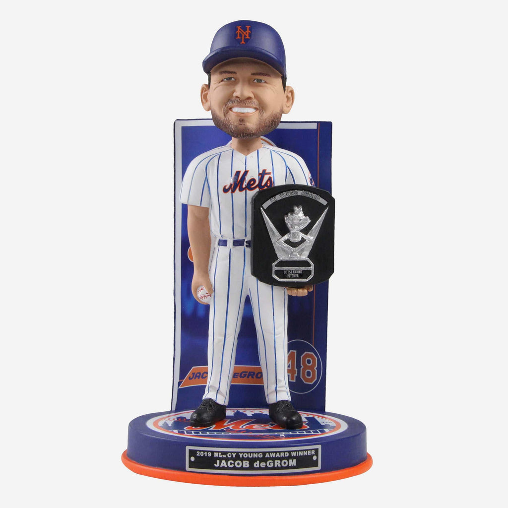 Jacob deGrom New York Mets 2019 National League Cy Young Award Bobblehead FOCO - FOCO.com