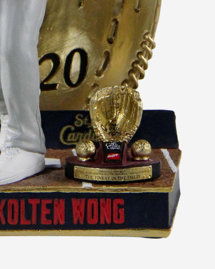 Kolten Wong St Louis Cardinals 2020 Gold Glove Bobblehead FOCO - FOCO.com