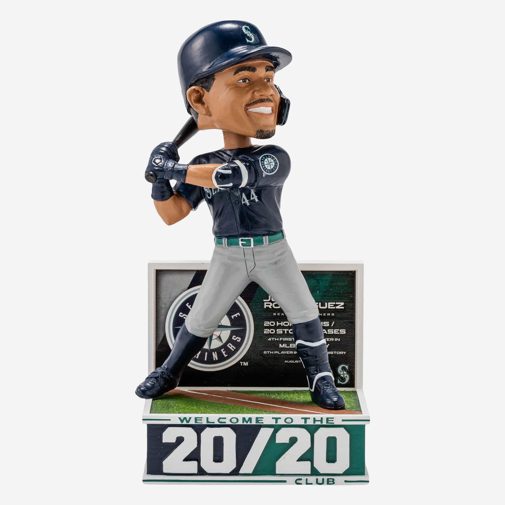 Julio Rodriguez Seattle Mariners Rookie Season 20 Home Runs & 20 Stolen Bases Bobblehead FOCO - FOCO.com