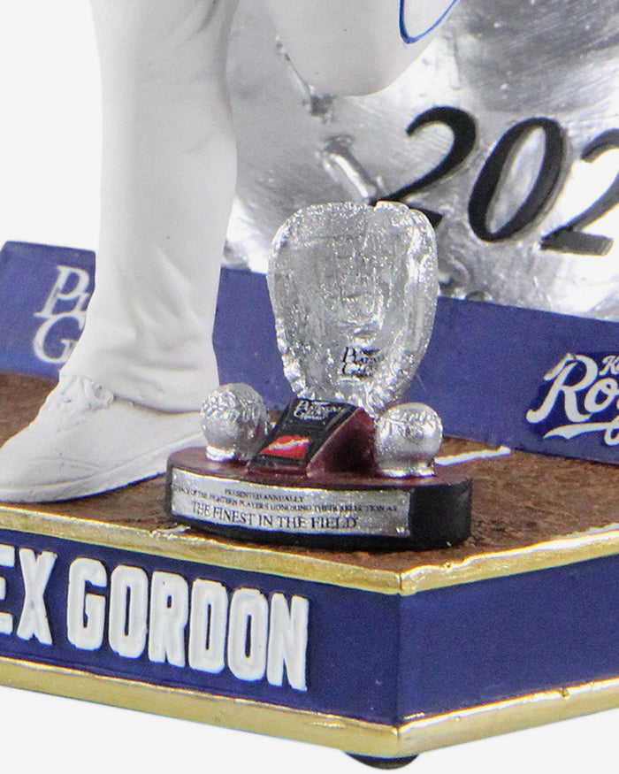 Alex Gordon Kansas City Royals 2020 Platinum Glove Bobblehead FOCO - FOCO.com