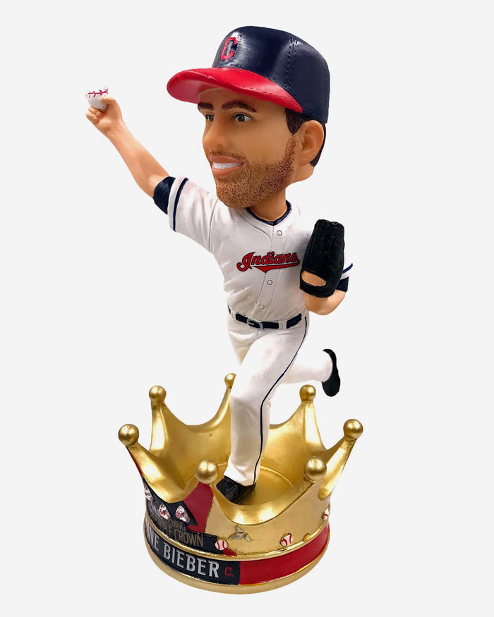 Shane Bieber Cleveland Guardians 2020 Triple Crown Bobblehead FOCO - FOCO.com