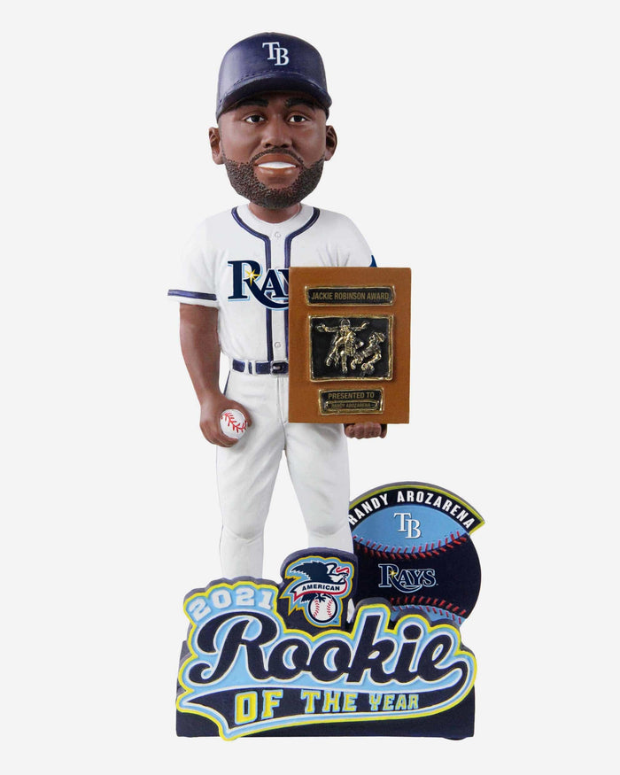 Randy Arozarena Tampa Bay Rays 2021 AL Rookie Of The Year Bobblehead FOCO - FOCO.com