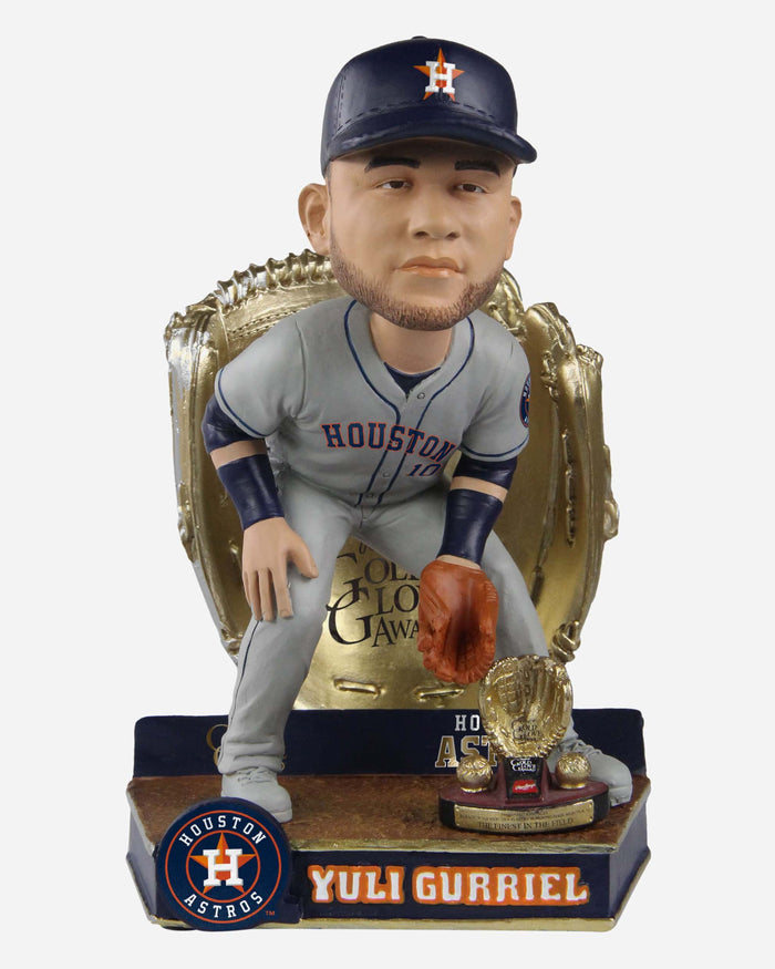 Yuli Gurriel Houston Astros 2021 Gold Glove Bobblehead FOCO - FOCO.com