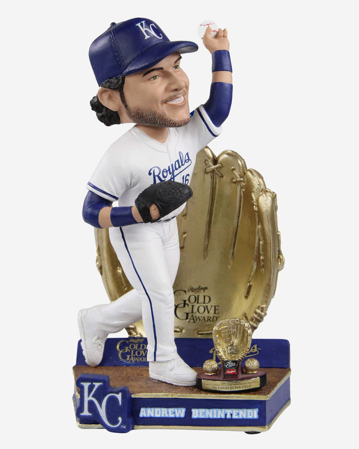 Andrew Benintendi Kansas City Royals 2021 Gold Glove Bobblehead FOCO - FOCO.com