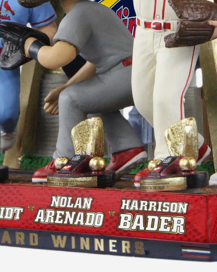 St Louis Cardinals 2021 Gold Glove Mini Bobblehead Scene FOCO - FOCO.com