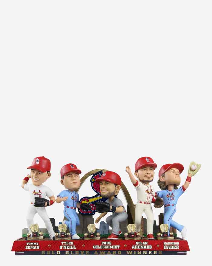 St Louis Cardinals 2021 Gold Glove Mini Bobblehead Scene FOCO - FOCO.com