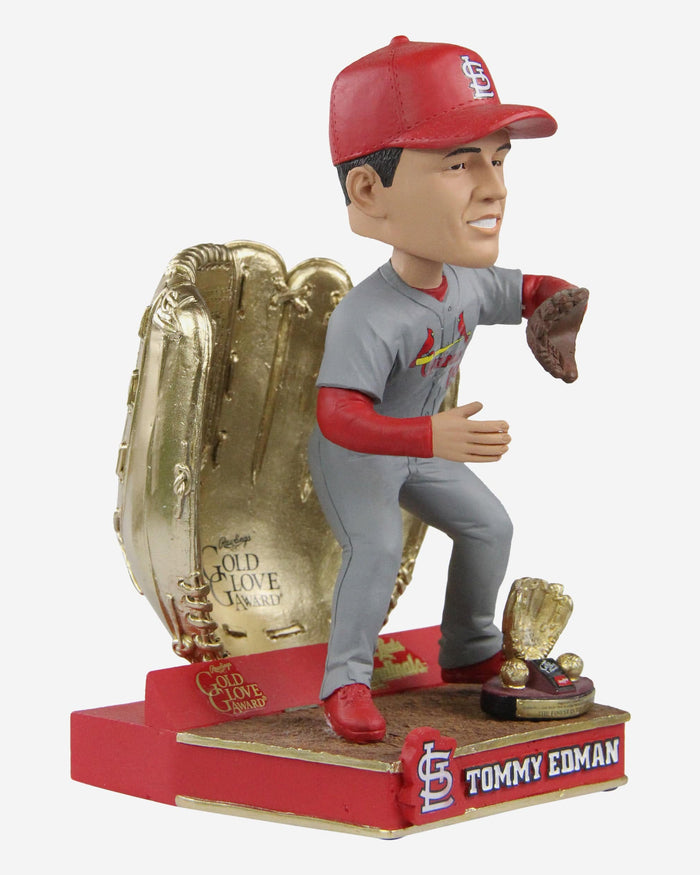 Tommy Edman St Louis Cardinals 2021 Gold Glove Bobblehead FOCO - FOCO.com