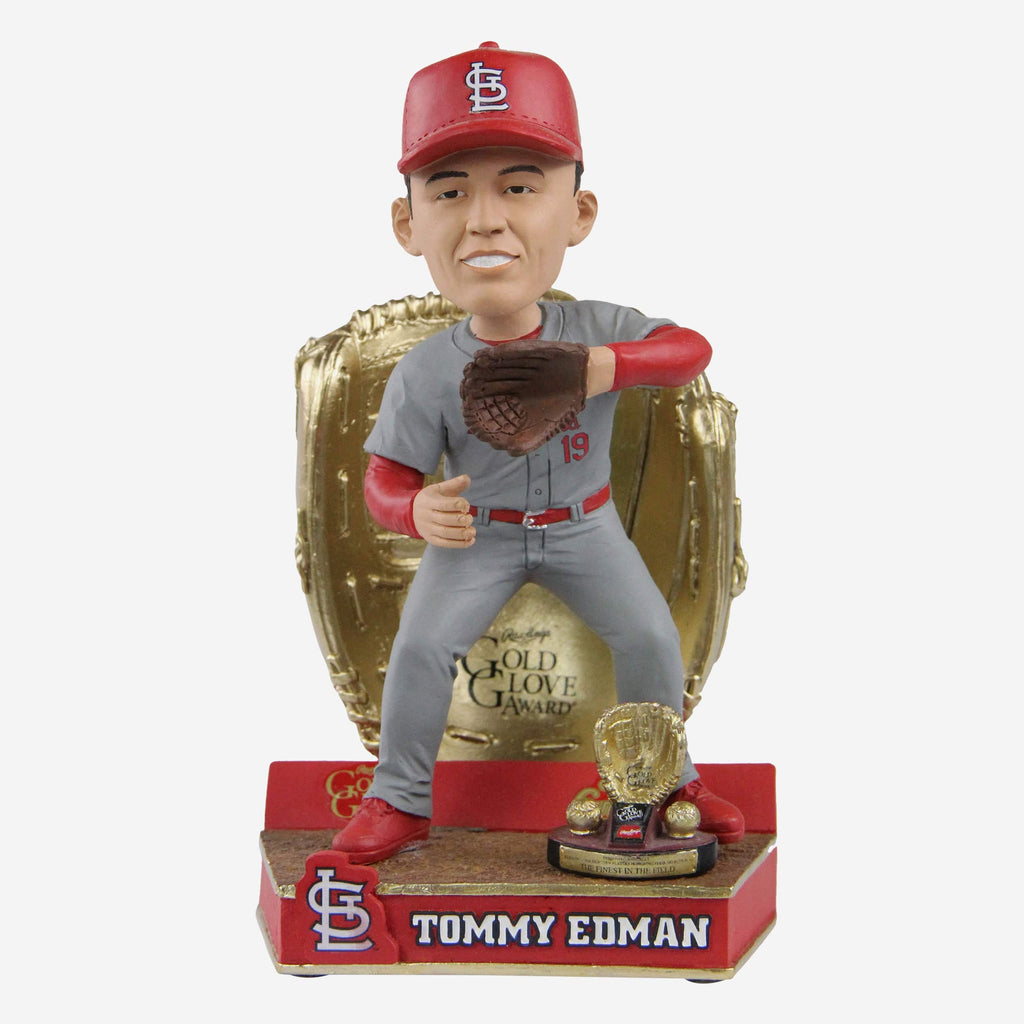 Tommy Edman St Louis Cardinals 2021 Gold Glove Bobblehead FOCO - FOCO.com