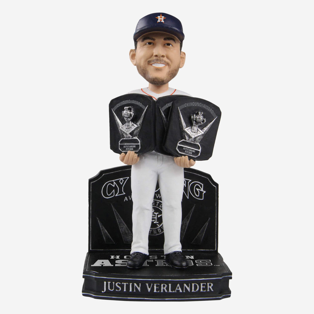 Justin Verlander Houston Astros 2022 AL Cy Young Award Bobblehead FOCO - FOCO.com