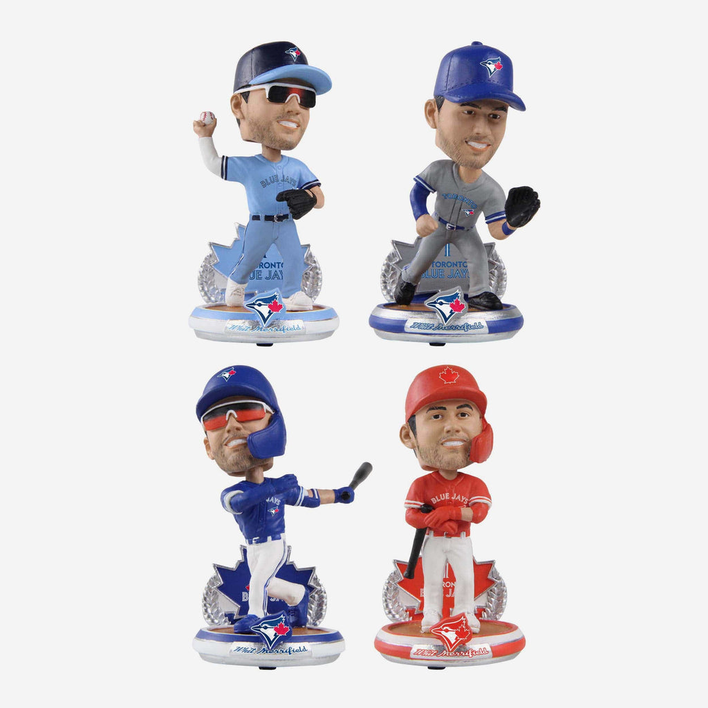 Whit Merrifield Toronto Blue Jays Ambassador Mini Bobblehead Set FOCO - FOCO.com