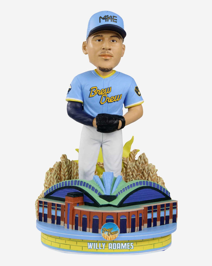 Willy Adames Milwaukee Brewers 2022 City Connect Bobblehead FOCO - FOCO.com