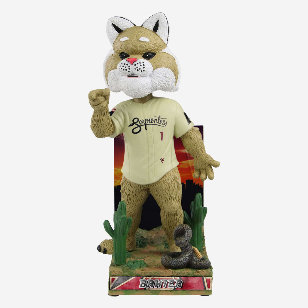 D Baxter The Bobcat Arizona Diamondbacks City Connect Mascot Bobblehead FOCO - FOCO.com