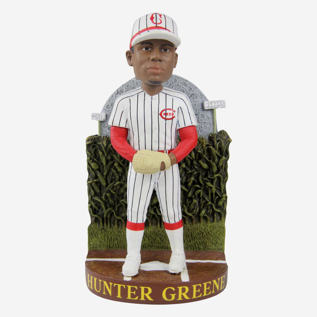 Hunter Greene Cincinnati Reds 2022 Dyersville Cornfield Bobblehead FOCO - FOCO.com
