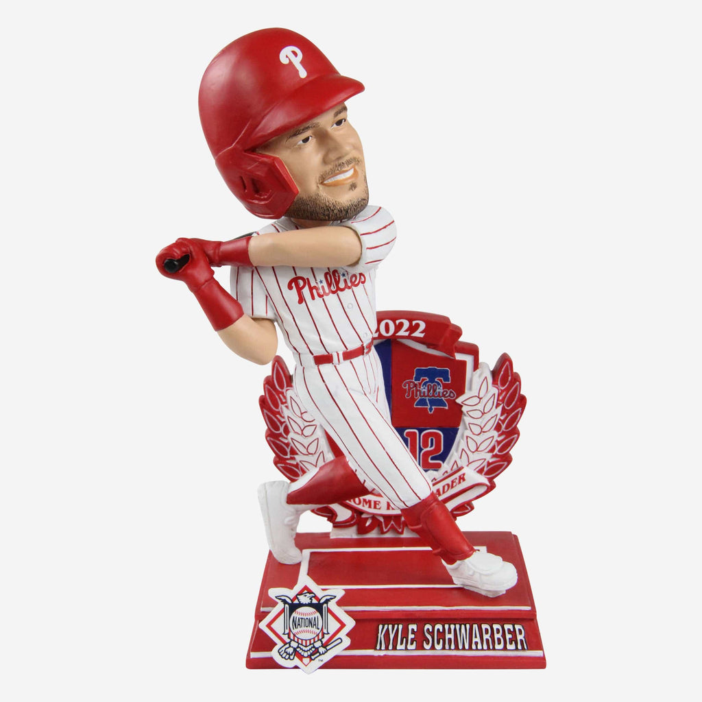Kyle Schwarber Philadelphia Phillies 2022 National League Home Run King Bobblehead FOCO - FOCO.com