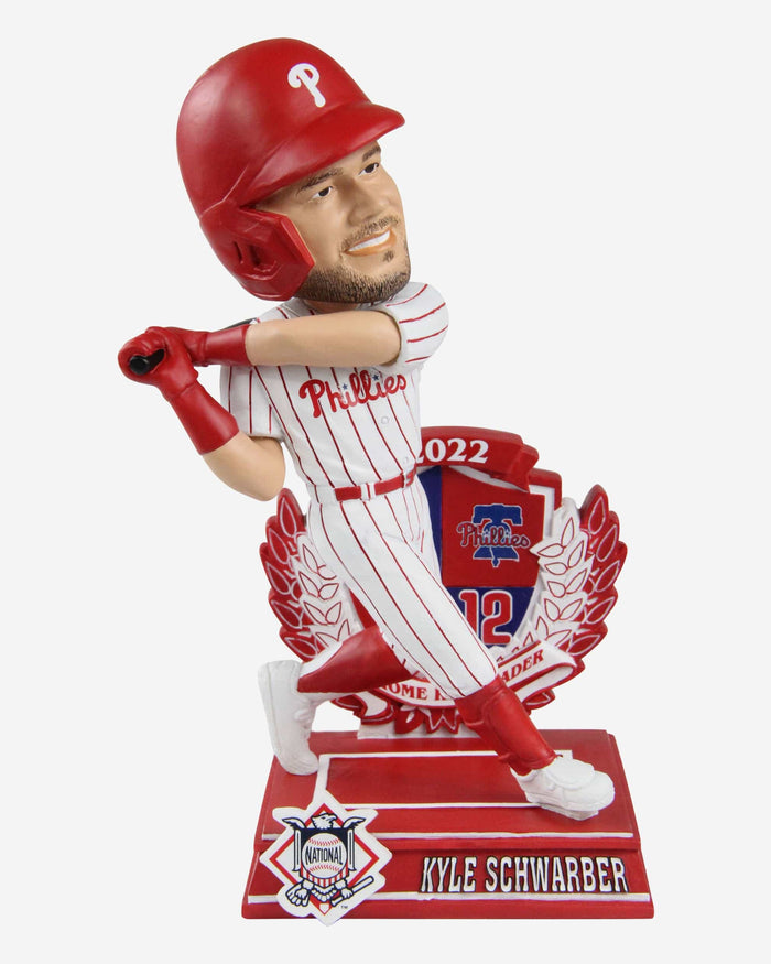 Kyle Schwarber Philadelphia Phillies 2022 National League Home Run King Bobblehead FOCO - FOCO.com