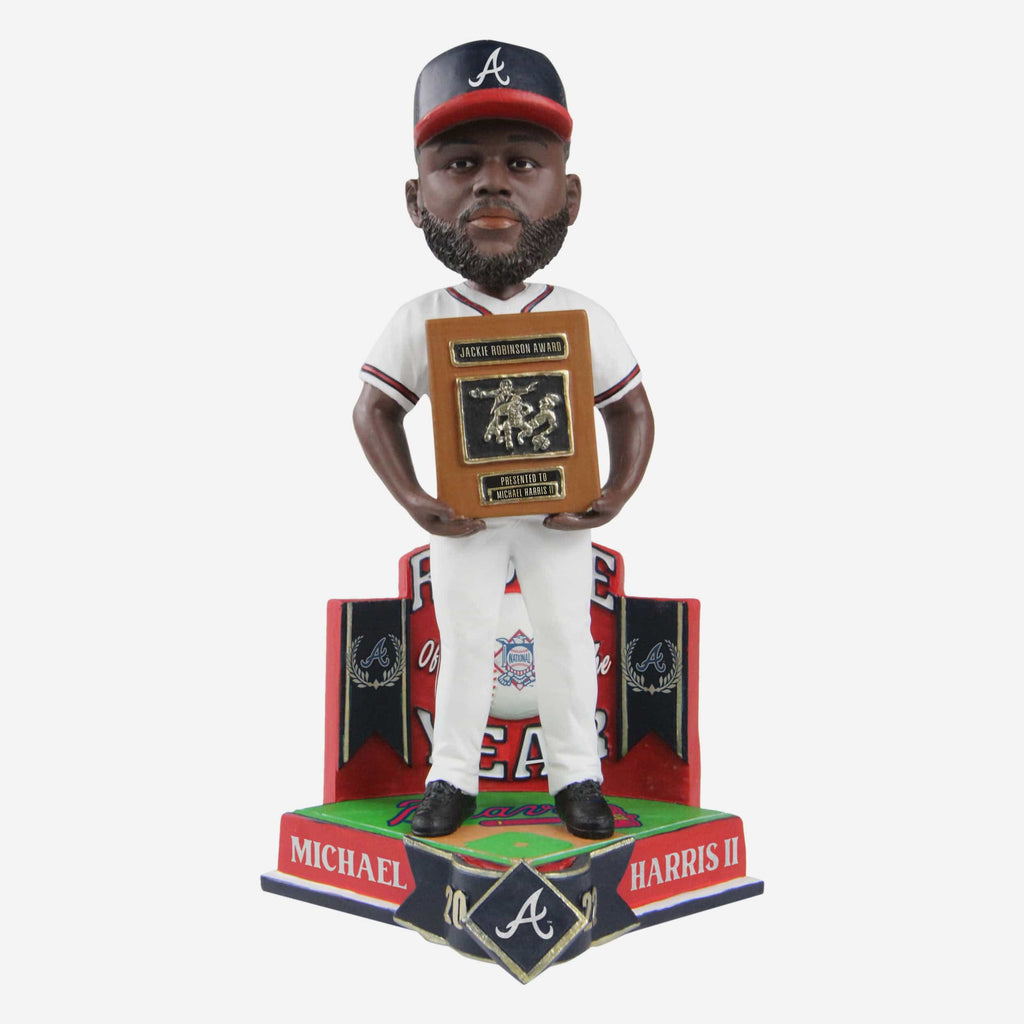 Michael Harris II Atlanta Braves 2022 NL Rookie Of The Year Bobblehead FOCO - FOCO.com