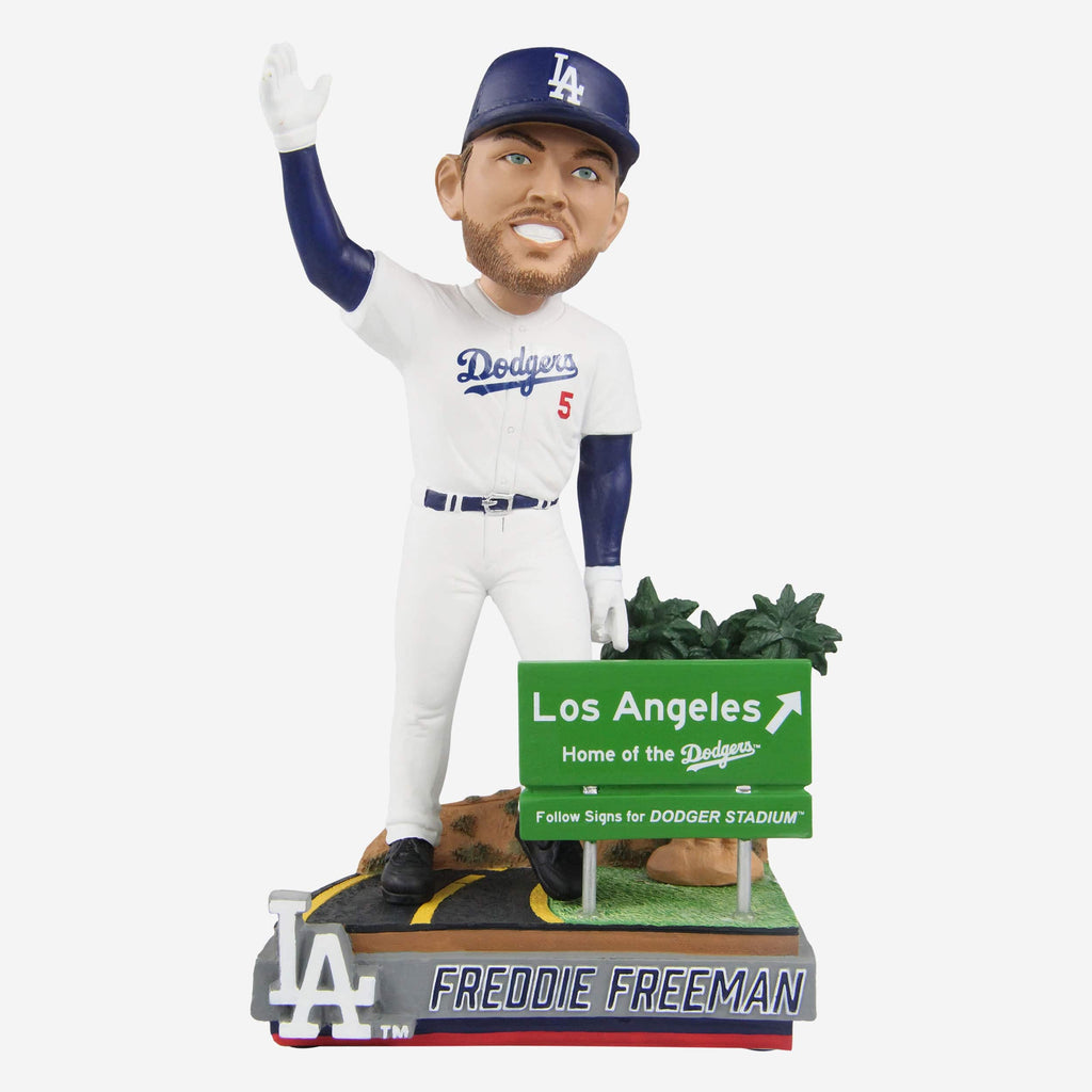 Freddie Freeman Los Angeles Dodgers Next Stop Bobblehead FOCO - FOCO.com