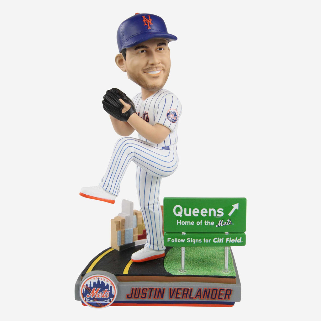 Justin Verlander New York Mets Next Stop Bobblehead FOCO - FOCO.com
