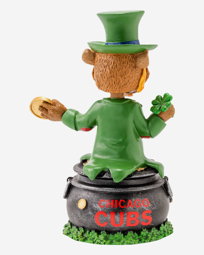 Clark Chicago Cubs Saint Patricks Day Mascot Bobblehead FOCO - FOCO.com
