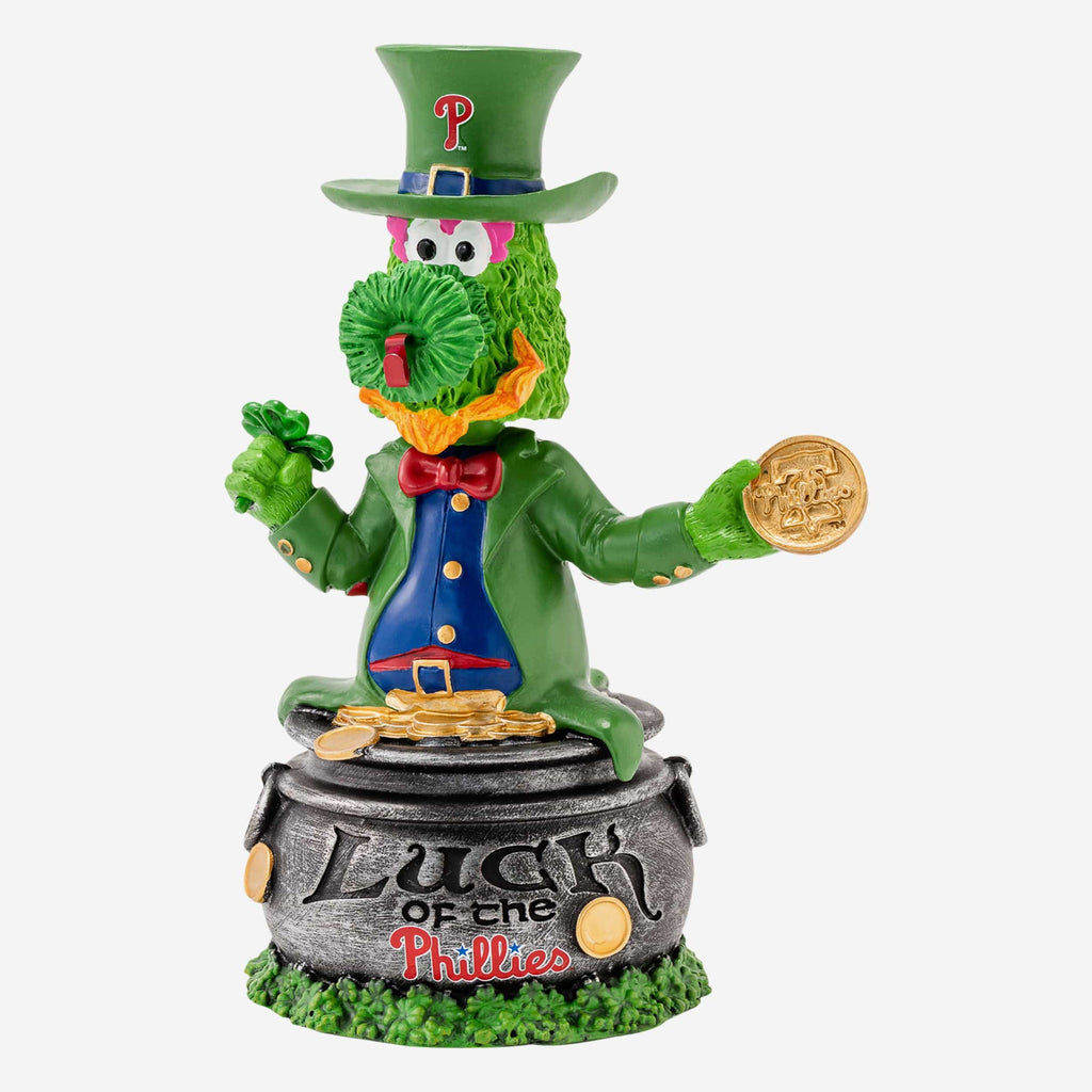 Phillie Phanatic Philadelphia Phillies Saint Patricks Day Mascot Bobblehead FOCO - FOCO.com