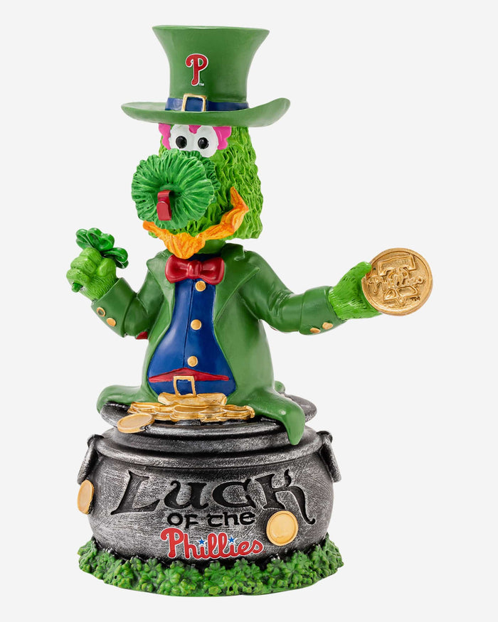 Phillie Phanatic Philadelphia Phillies Saint Patricks Day Mascot Bobblehead FOCO - FOCO.com