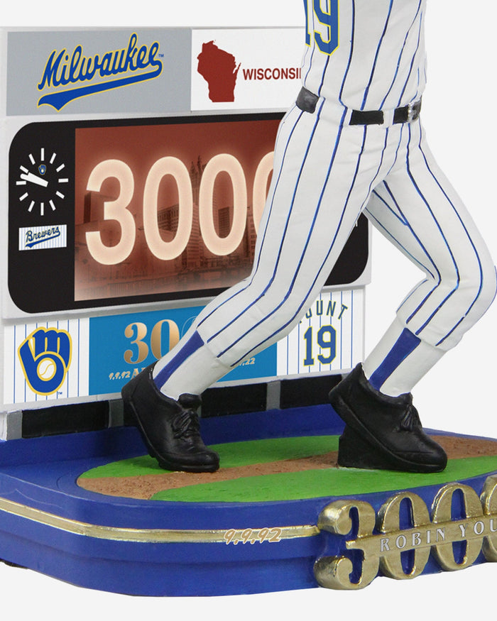 Robin Yount Milwaukee Brewers 3000th Hit 30th Anniversary Bobblehead FOCO - FOCO.com