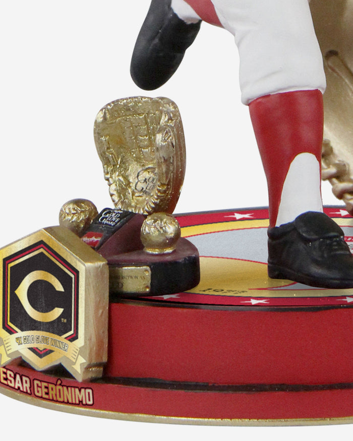 Cesar Geronimo Cincinnati Reds 4X Gold Glove Award Bobblehead FOCO - FOCO.com
