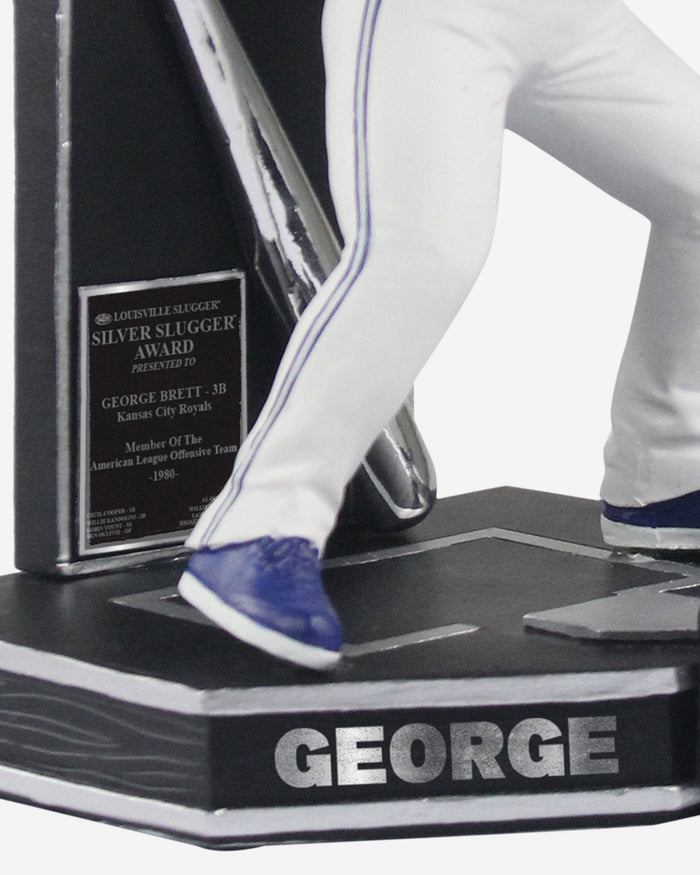 George Brett Kansas City Royals 1980 Silver Slugger Bobblehead FOCO - FOCO.com